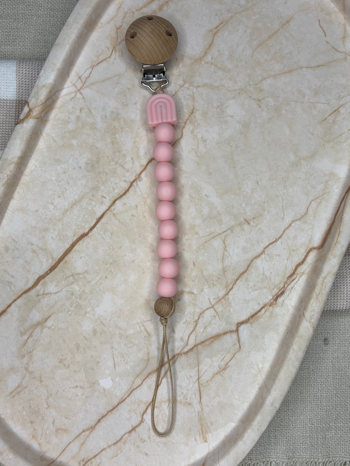 Pink Rainbow |Silicone Dummy Chain Single