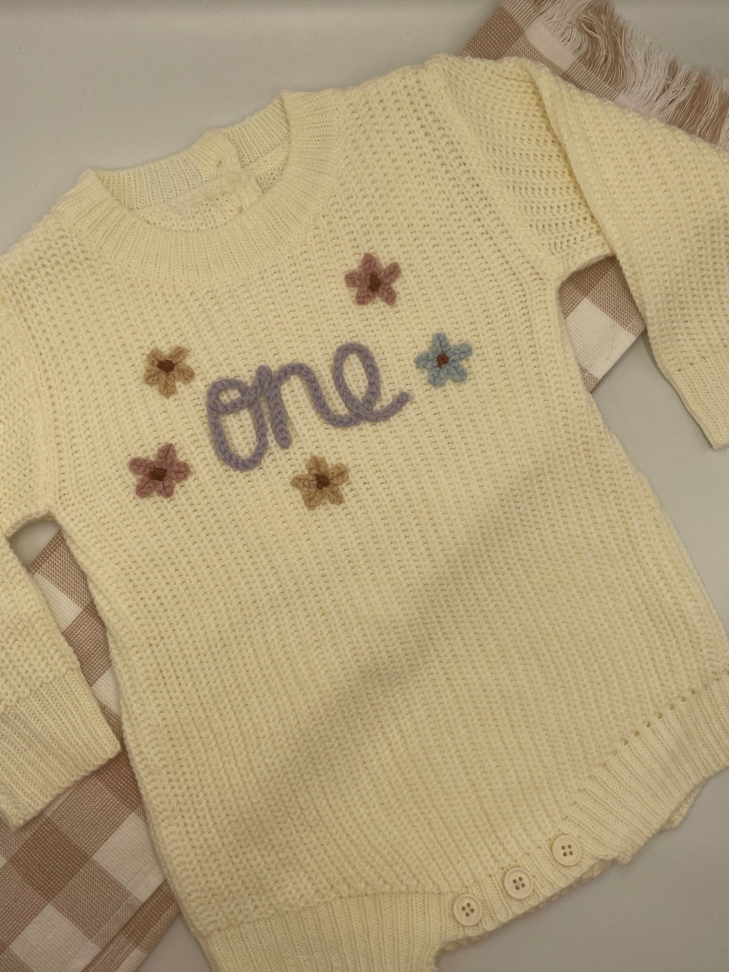 "One" Romper Knit