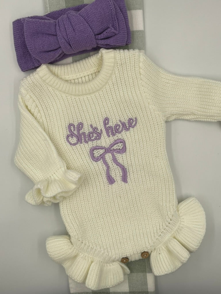 She's Here Purple