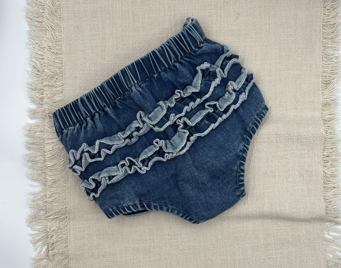 Christmas Merry Denim Romper