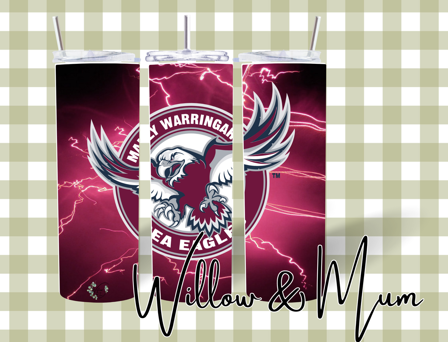 20oz Straight Tumbler | NRL | Sea Eagls