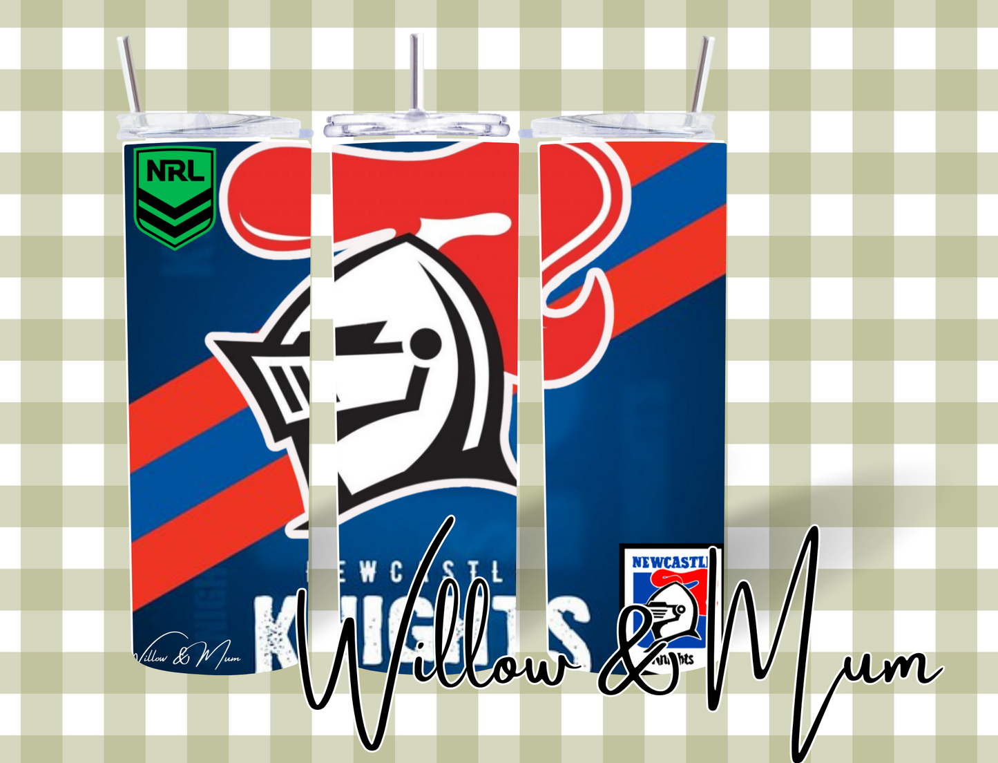 20oz Straight Tumbler | NRL | Knights