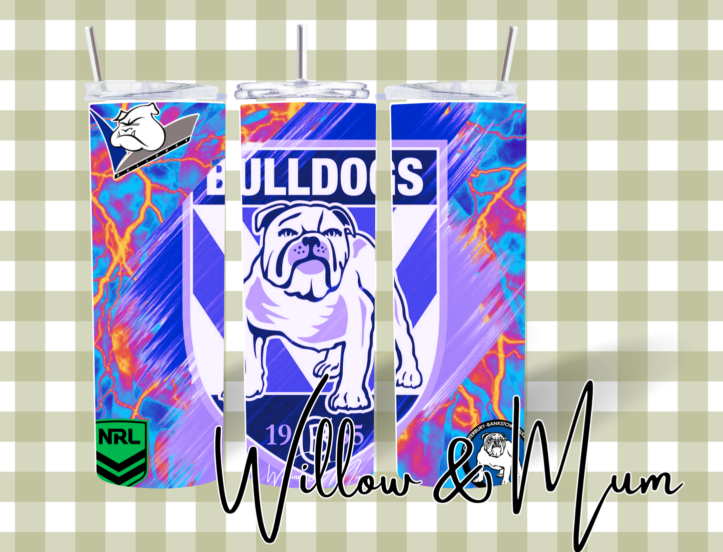 20oz Straight Tumbler | NRL | Bulldogs