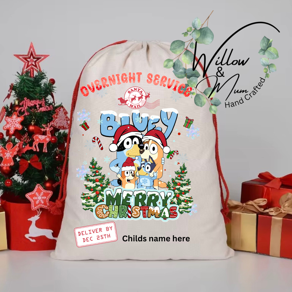 Santa Sack Bluey & Bingo