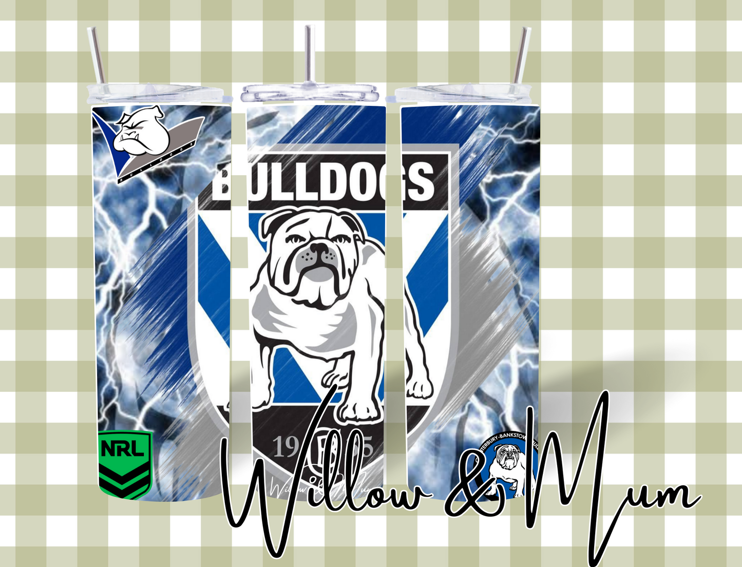 20oz Straight Tumbler | NRL | Bulldogs
