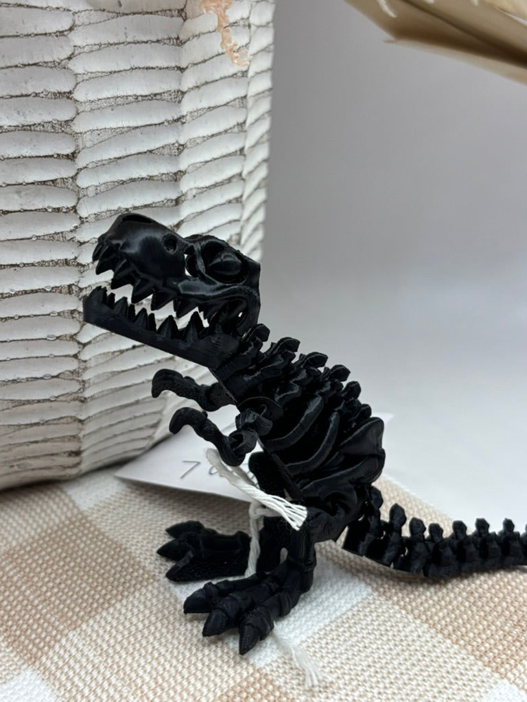 3D Printed | Dinosaur | Black