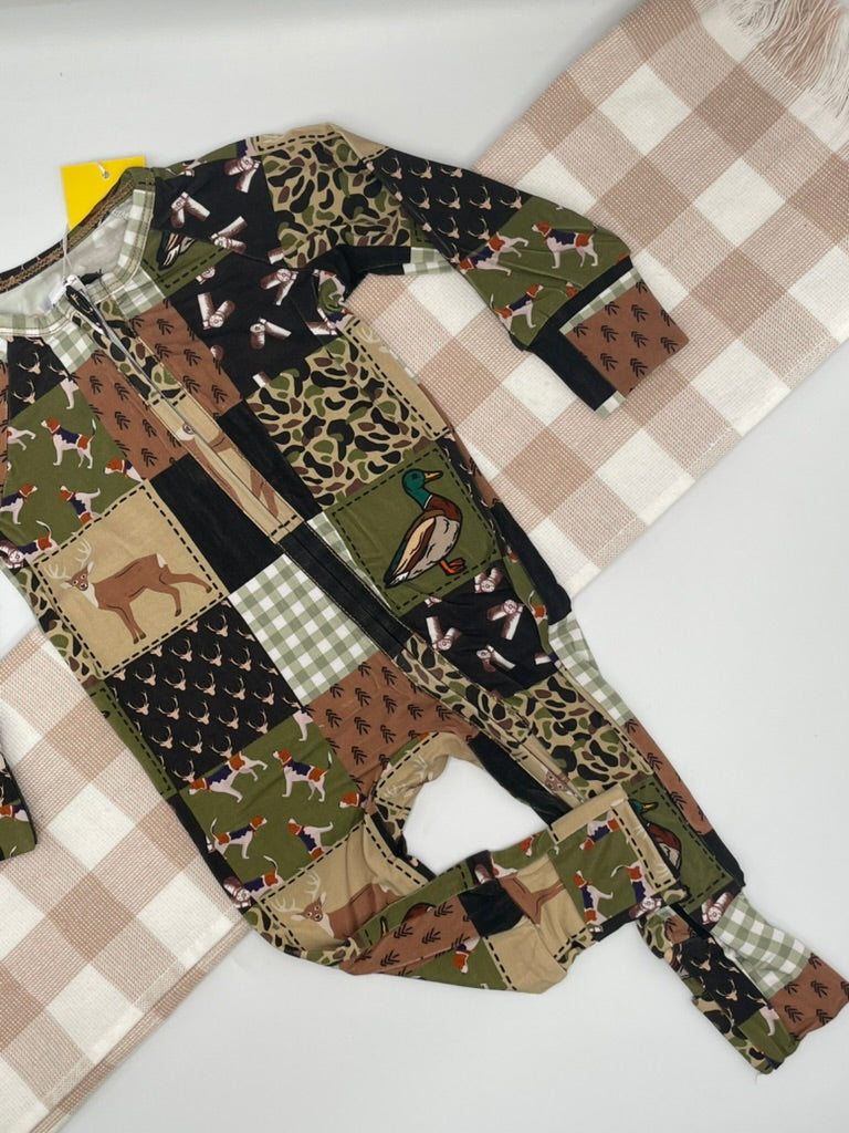 Animals Organic Bamboo Growsuit