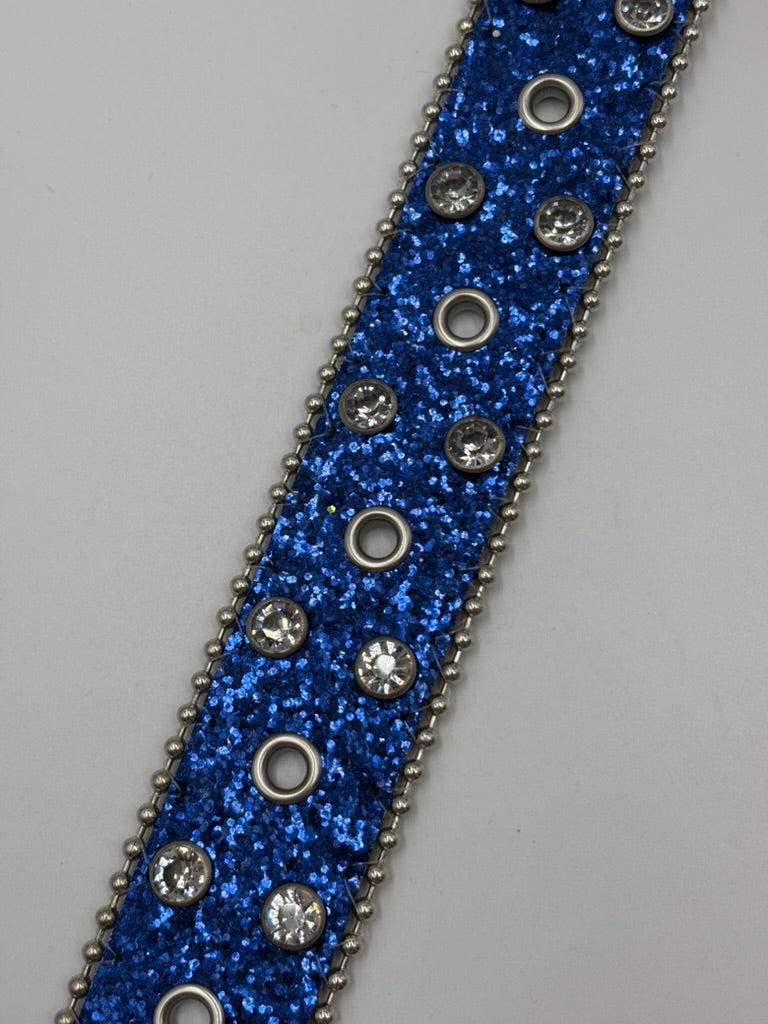 Rhinestone Belt | Blue