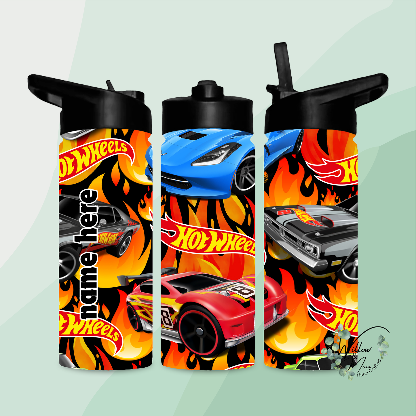 Drink Bottle | Flaming Cars