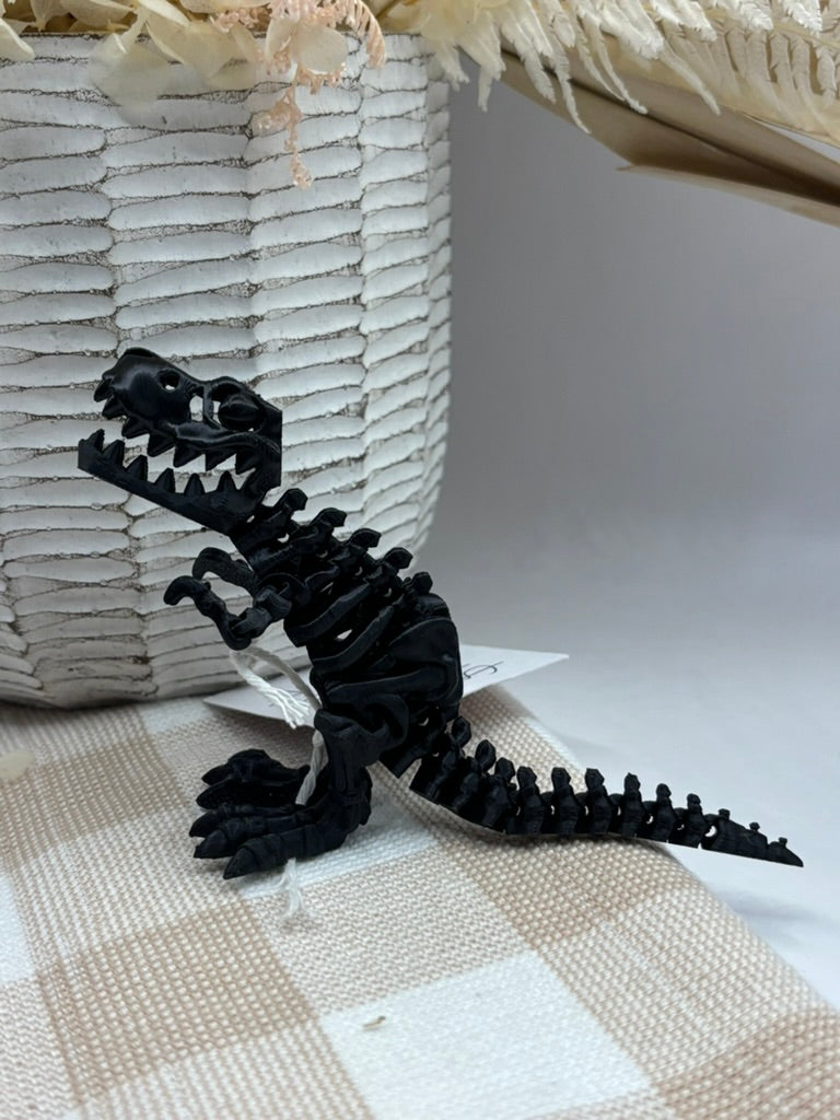 3D Printed | Dinosaur | Black