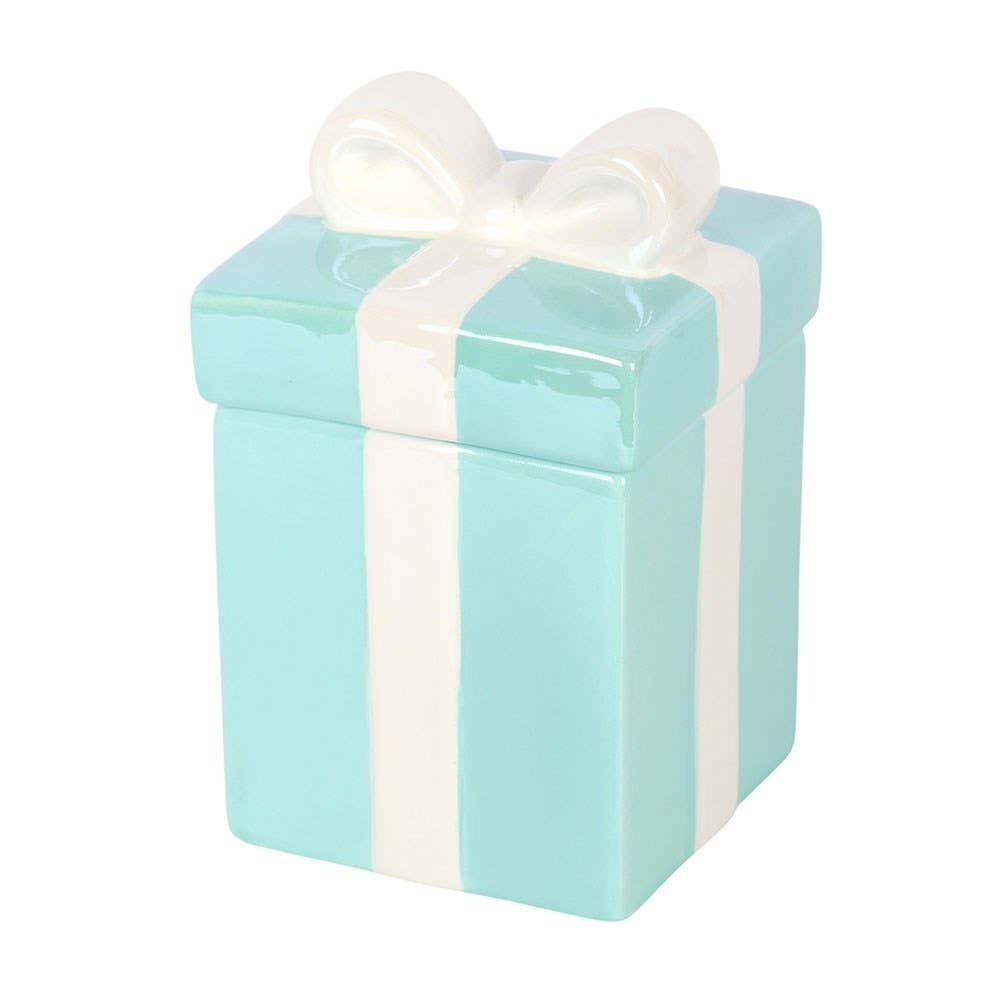 Blue Christmas Present Oil Burner