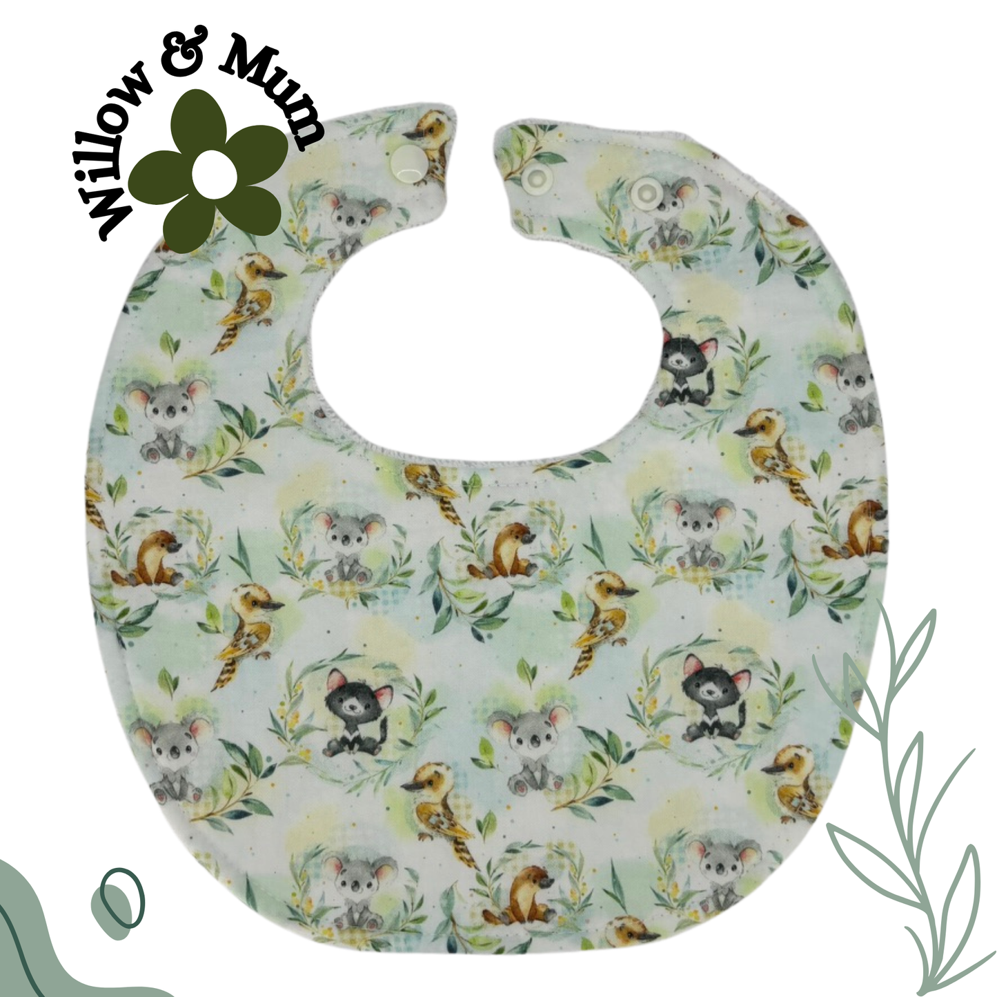 Baby Bib | Aussie Animals