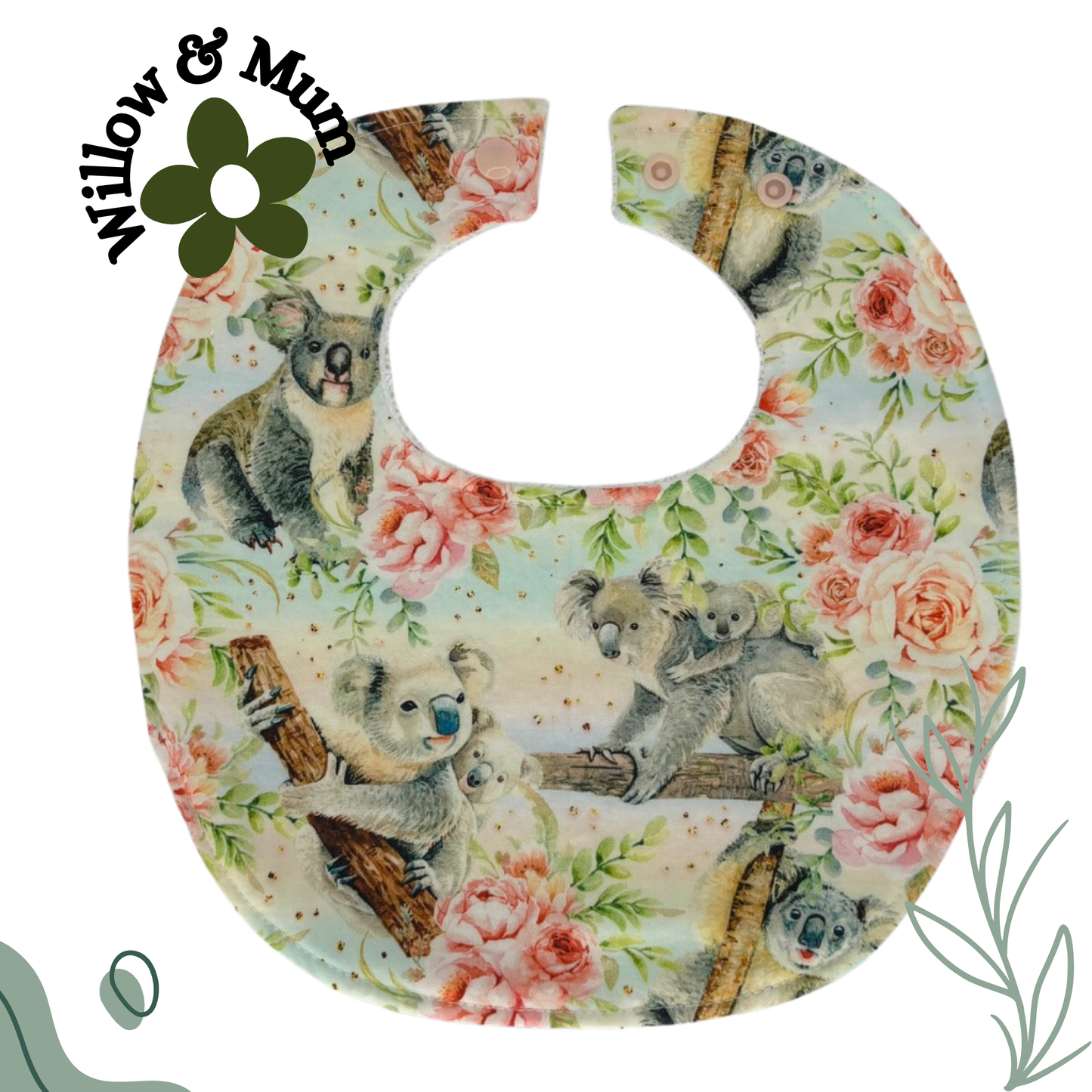 Baby Bib | Rosie Koalas
