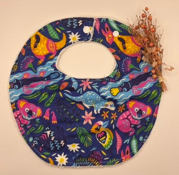 Baby Bib | Dark Blue Aussie