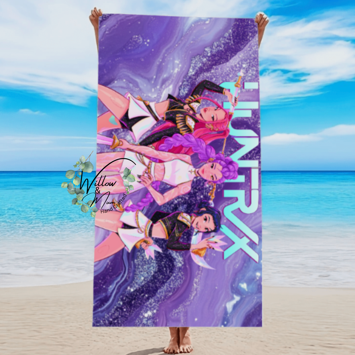 K-Pop Demon Hunters Microfiber Quick-Dry | Purple