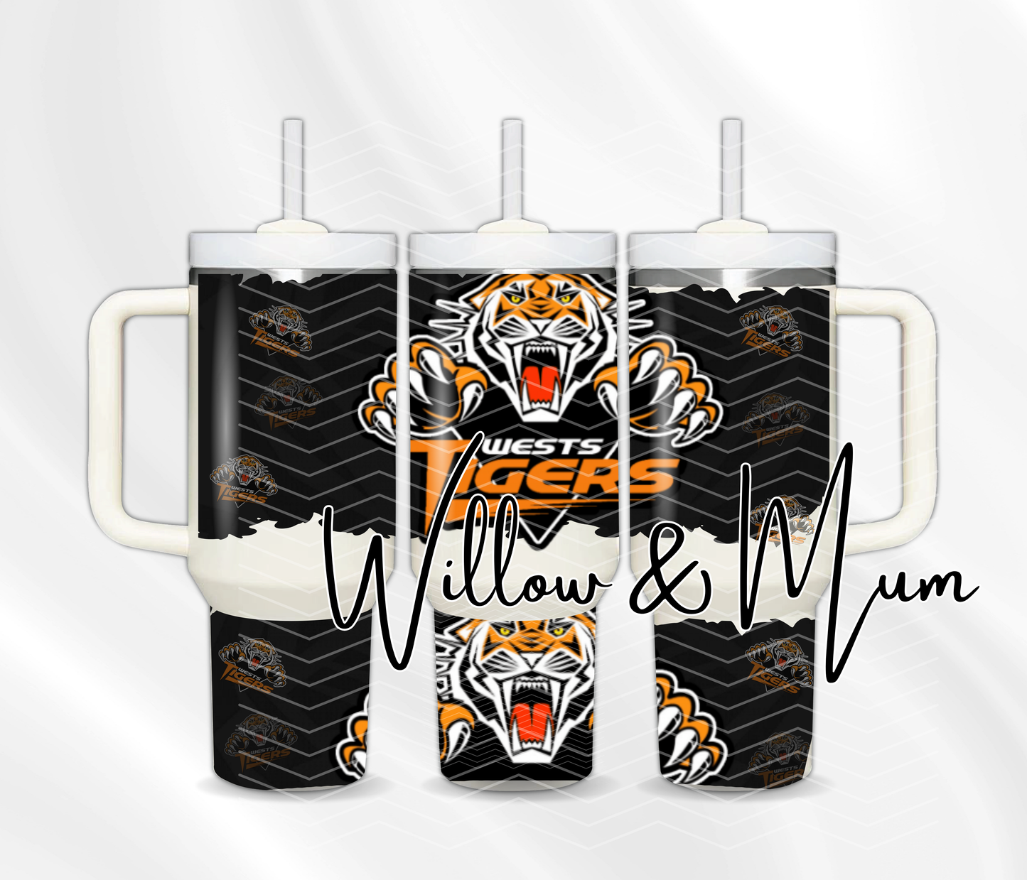 40oz Tumbler | NRL | Tigers
