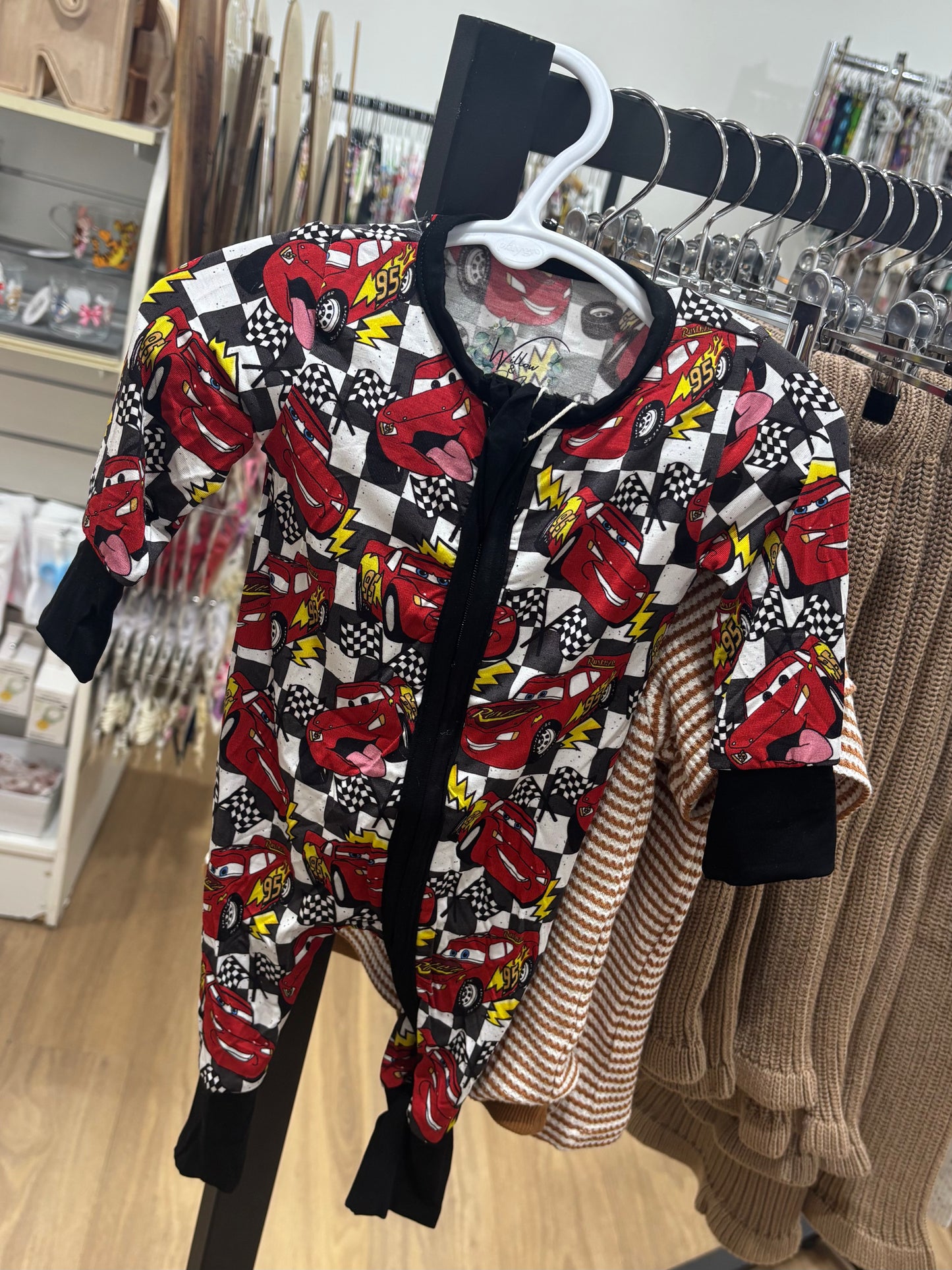Cars Organic Bamboo Growsuit
