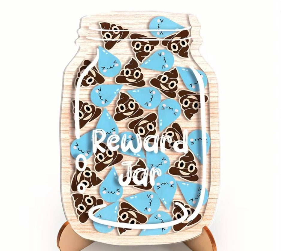 Wee Wee & Poop Rewards Jar