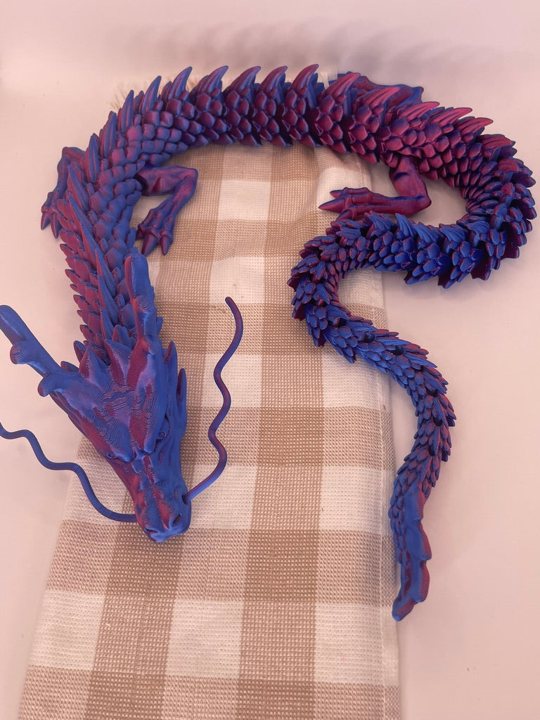 3D Printed | 90cm Dragon | Purple
