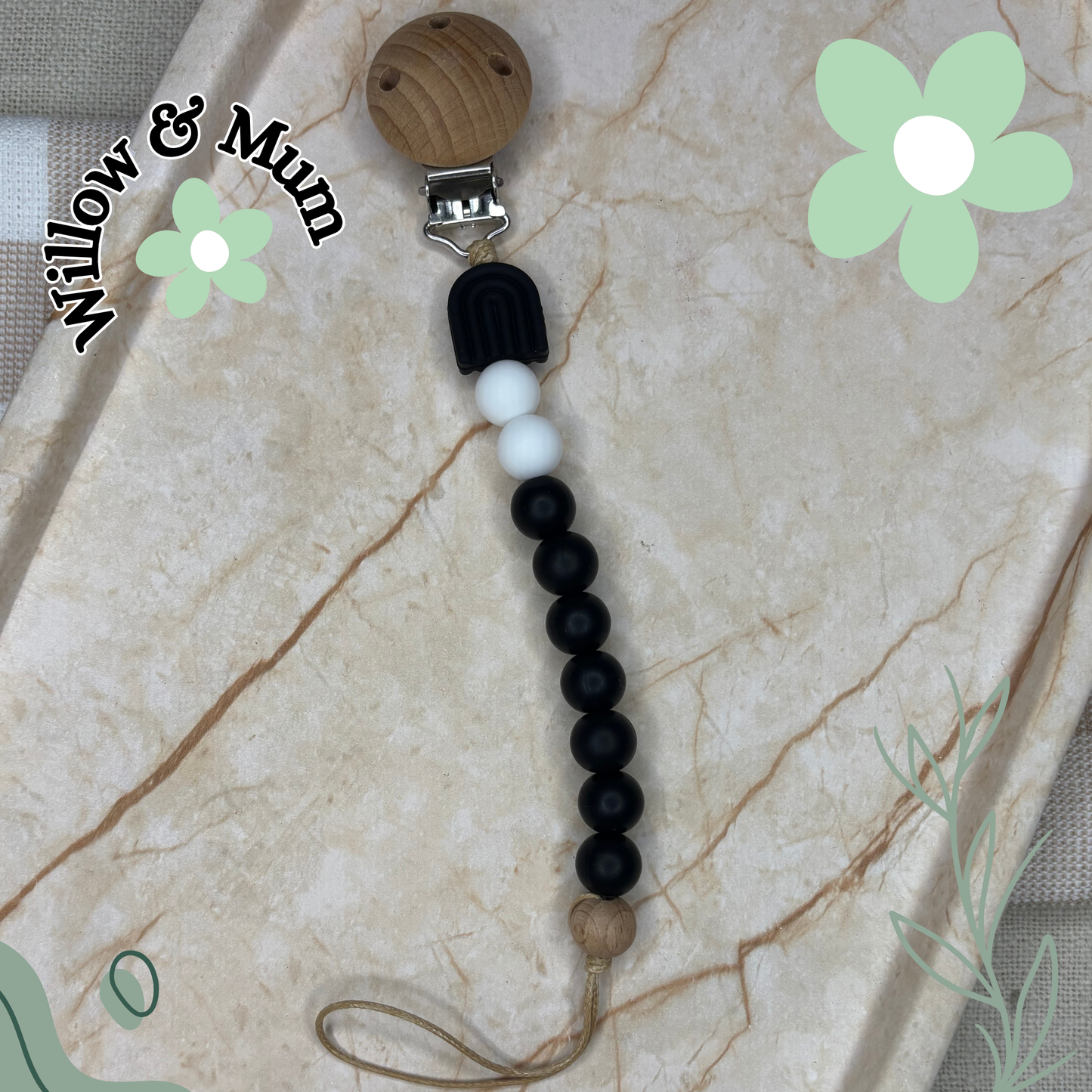 Black Rainbow |Silicone Dummy Chain Single