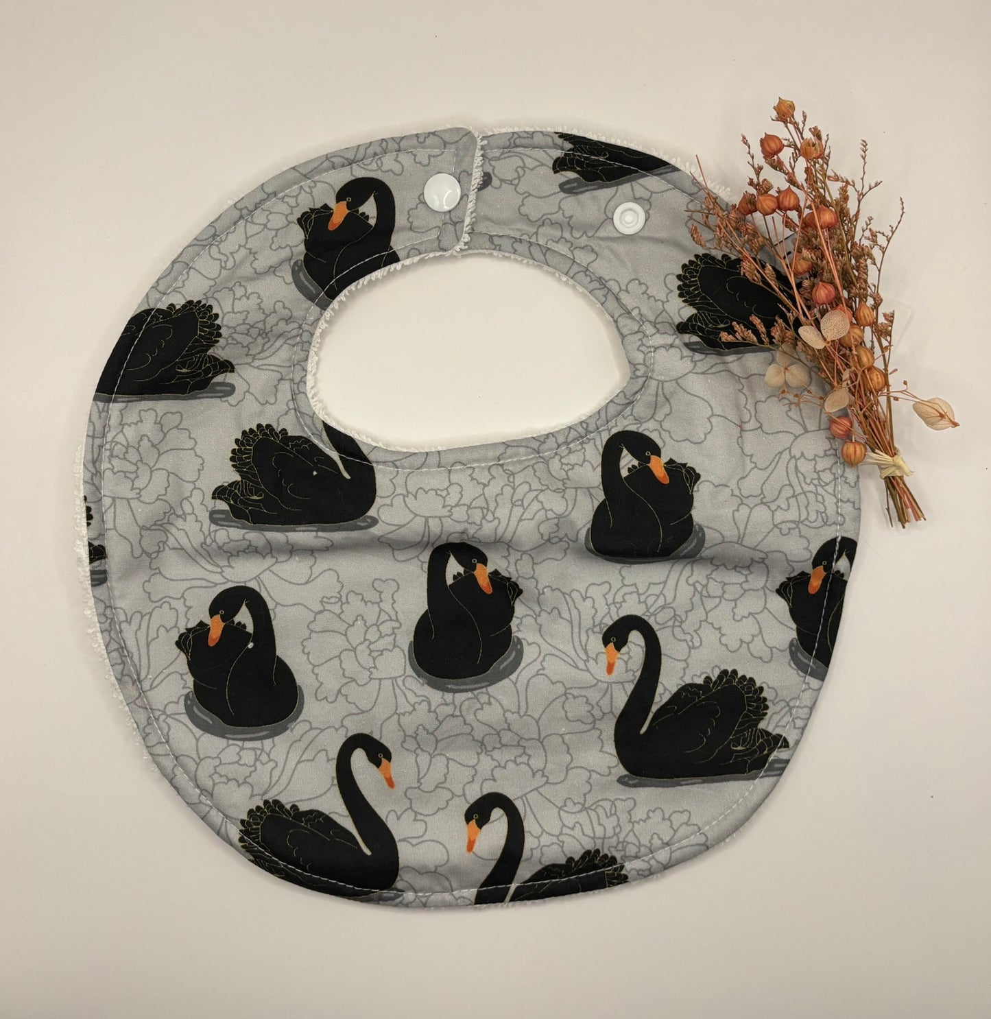Baby Bib | Swans