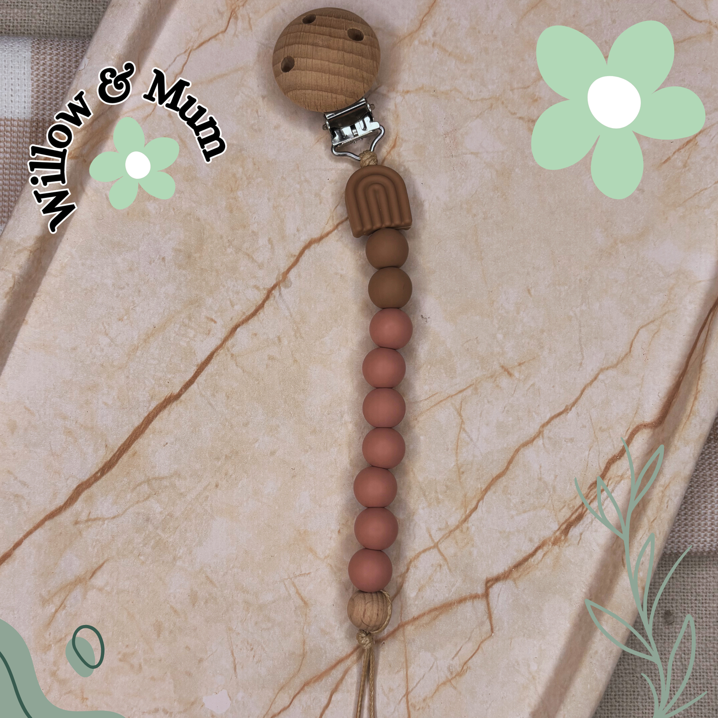 Coco Rainbow |Silicone Dummy Chain Single