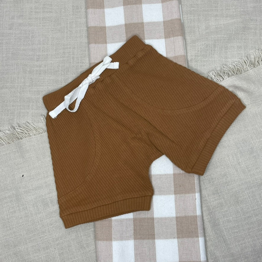 Organic Cotton Shorts Chocolate