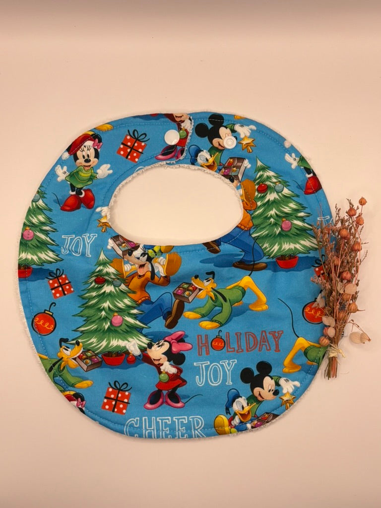 Baby Bib | Christmas Mouse Club House