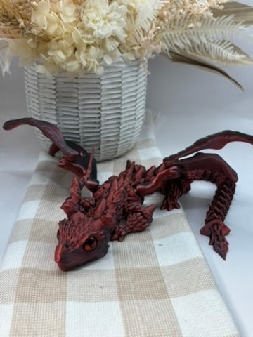 3D Printed |Dragon W moving wings