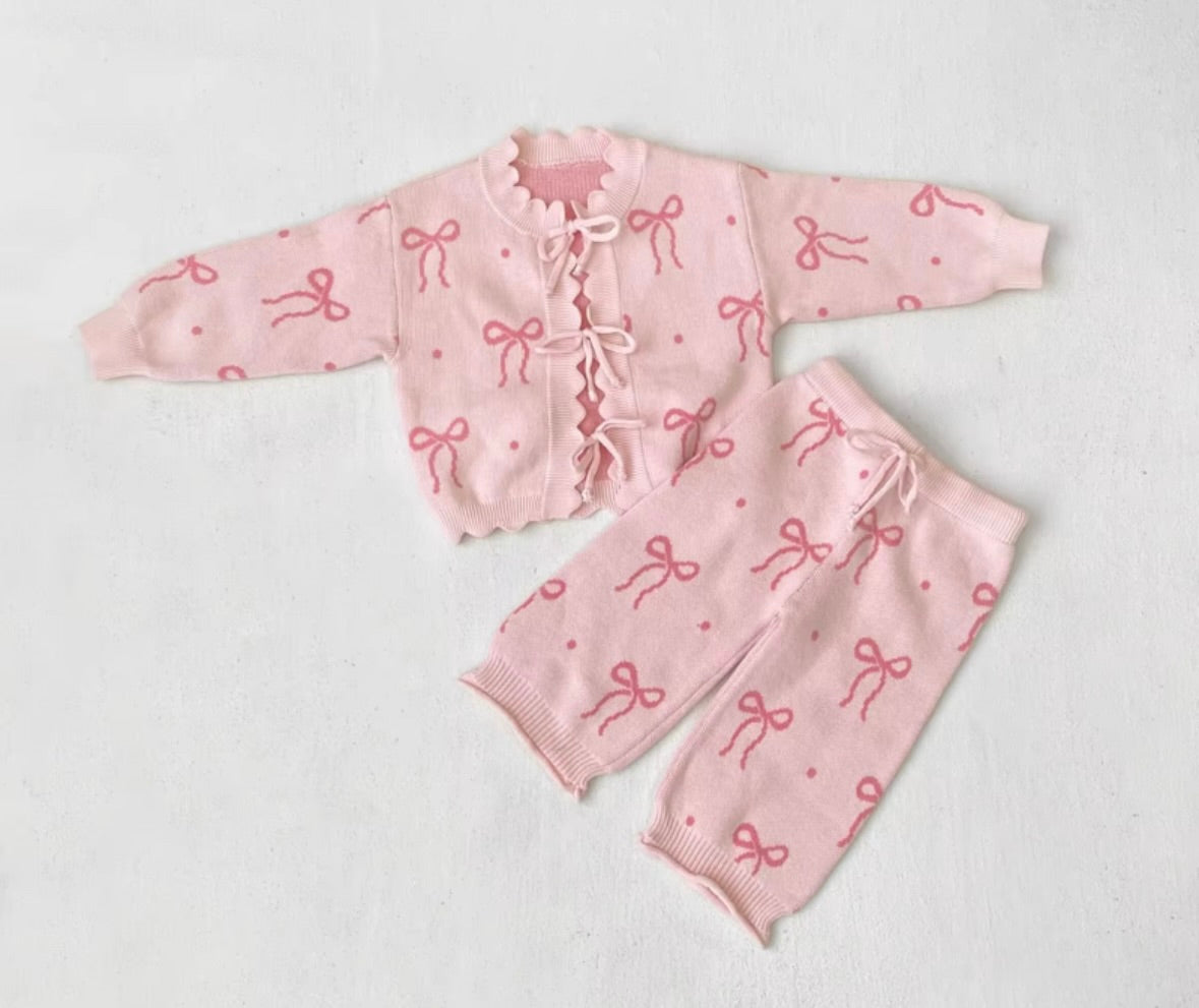 Bows Knit 2pcs Set