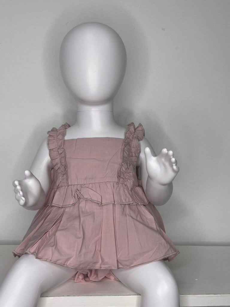 Ruffle Romper Pink