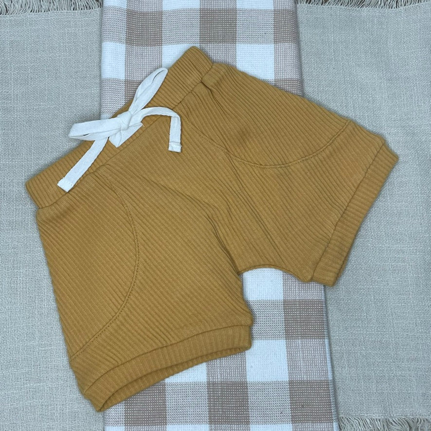 Organic Cotton Shorts Mustard