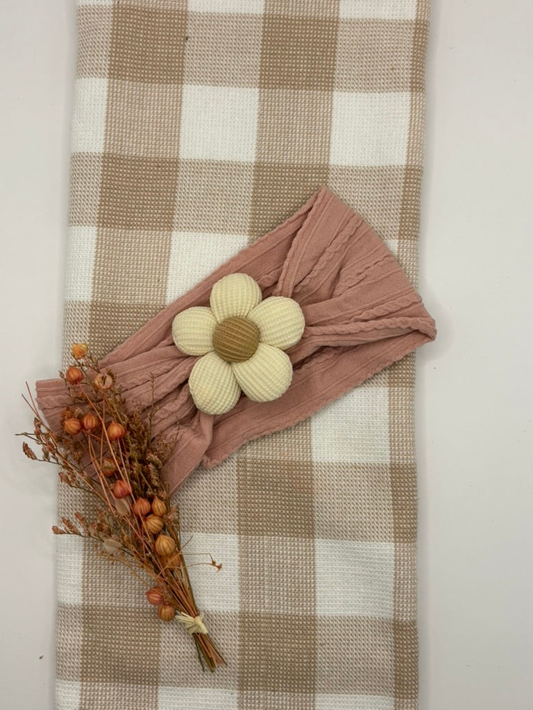 Baby | Hair Bow | Flower Pink