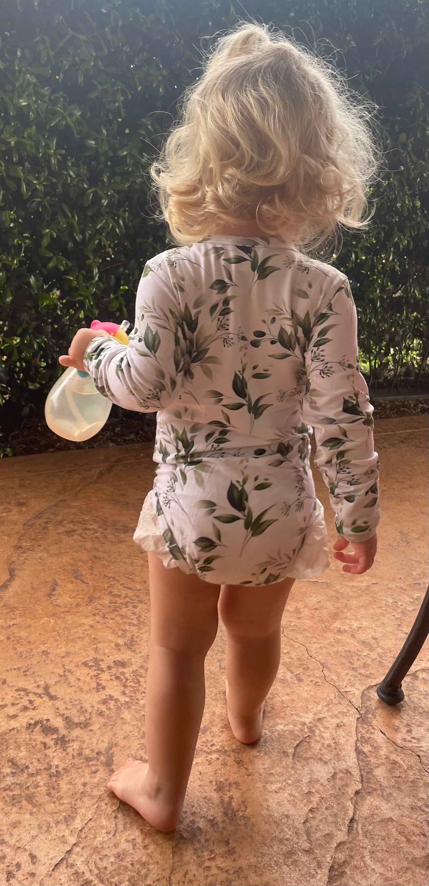Organic Leaf Bodysuit | Baby