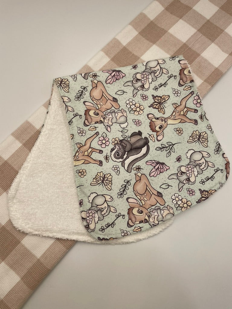 Large Baby Burp Cloth | Bambi