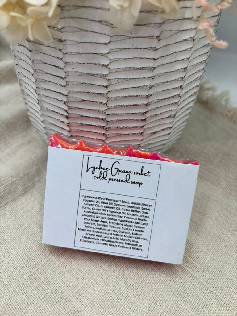 Lychee Guava Sorbet | Cold pressed soap