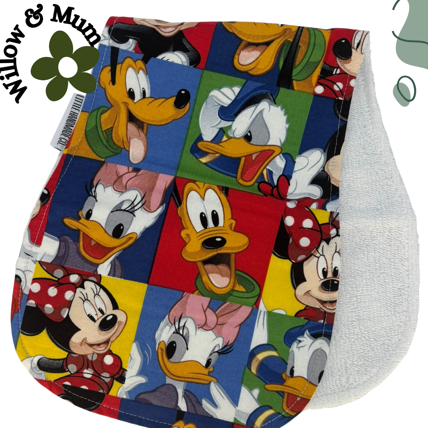 Baby Burp Cloth | Mickey club house