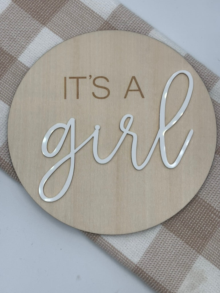 It's a Girl Sign