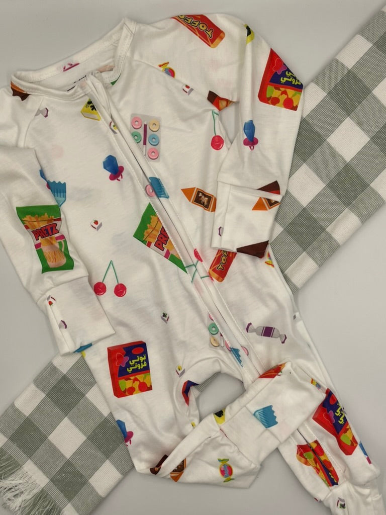 Lollies Organic Cotton Growsuit