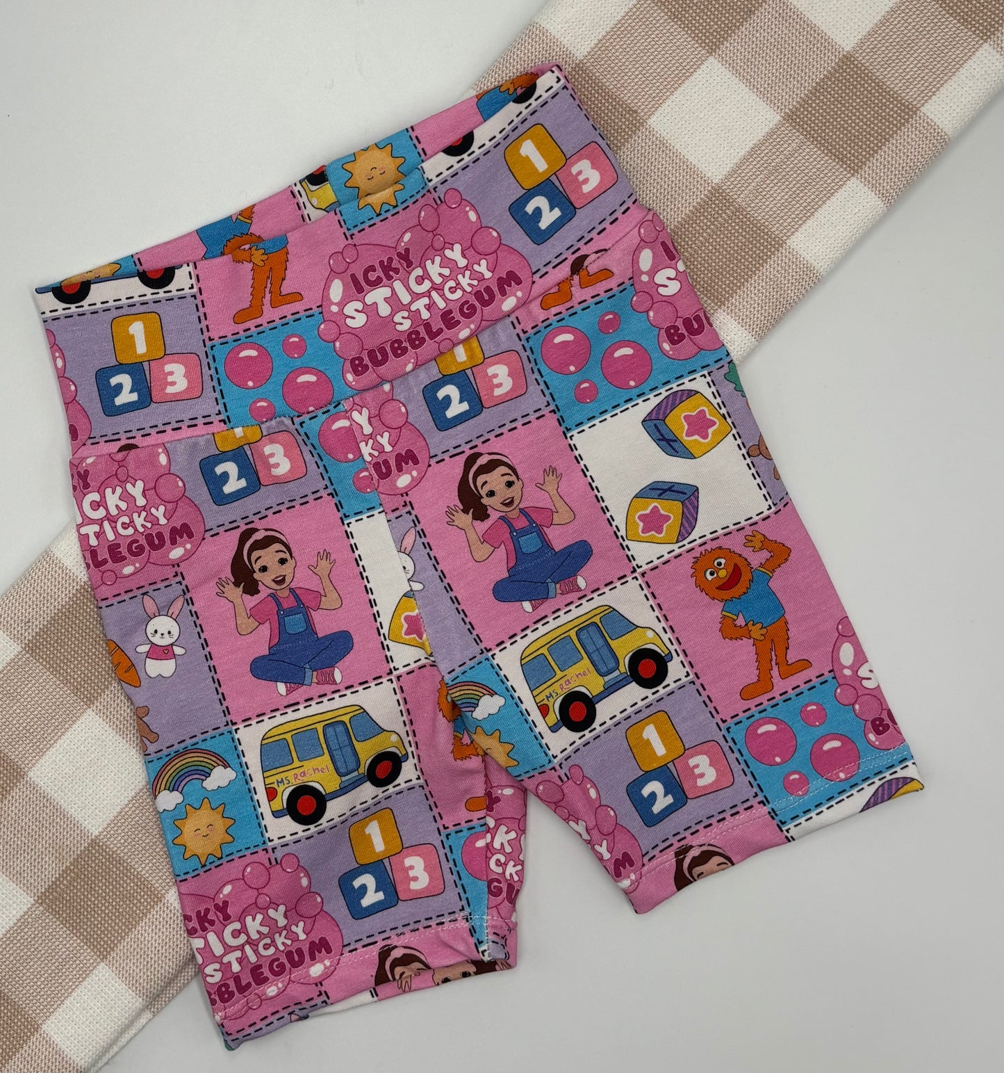 Handmade Bike Shorts | Ms Rachel Icky Sticky