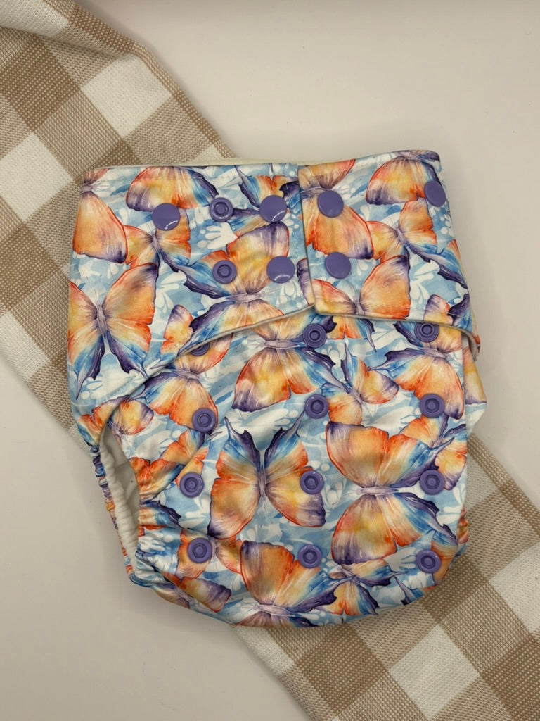 Modern Cloth Nappy | Baby | Butterflies