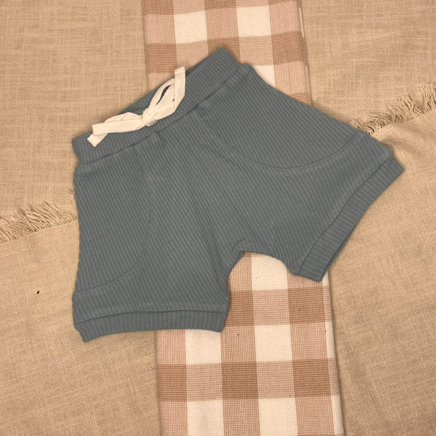 Organic Cotton Shorts Blue