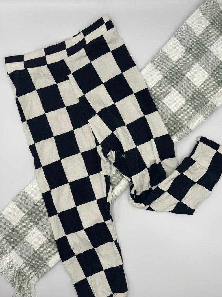 Bamboo Check Pants | T3