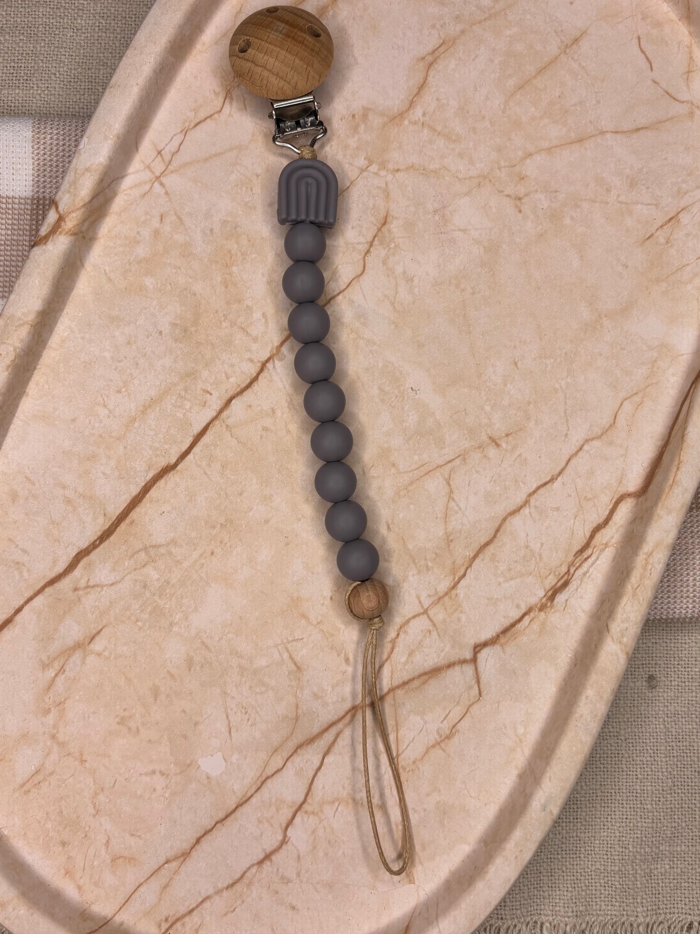 Grey Rainbow |Silicone Dummy Chain Single