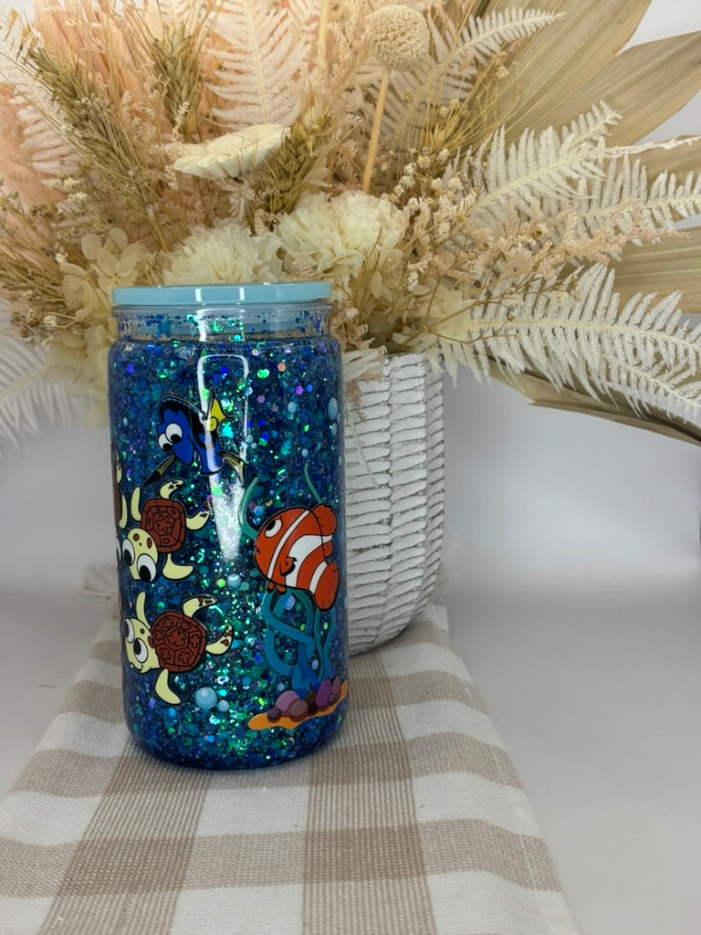 16oz Snow Globe Tumbler | Under the Sea