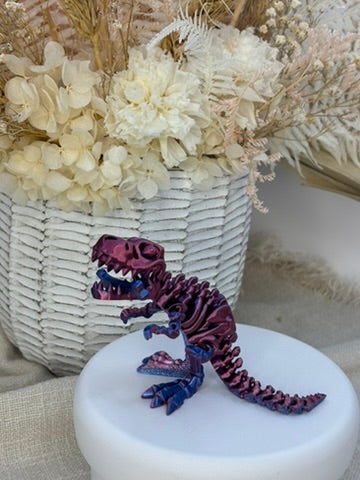 3D Printed | Dinosaur | Purple
