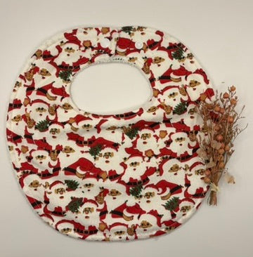Baby Bib | Christmas Santas