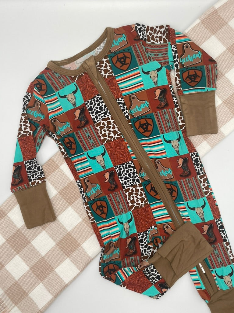 Yeehaw Organic Bamboo Growsuit