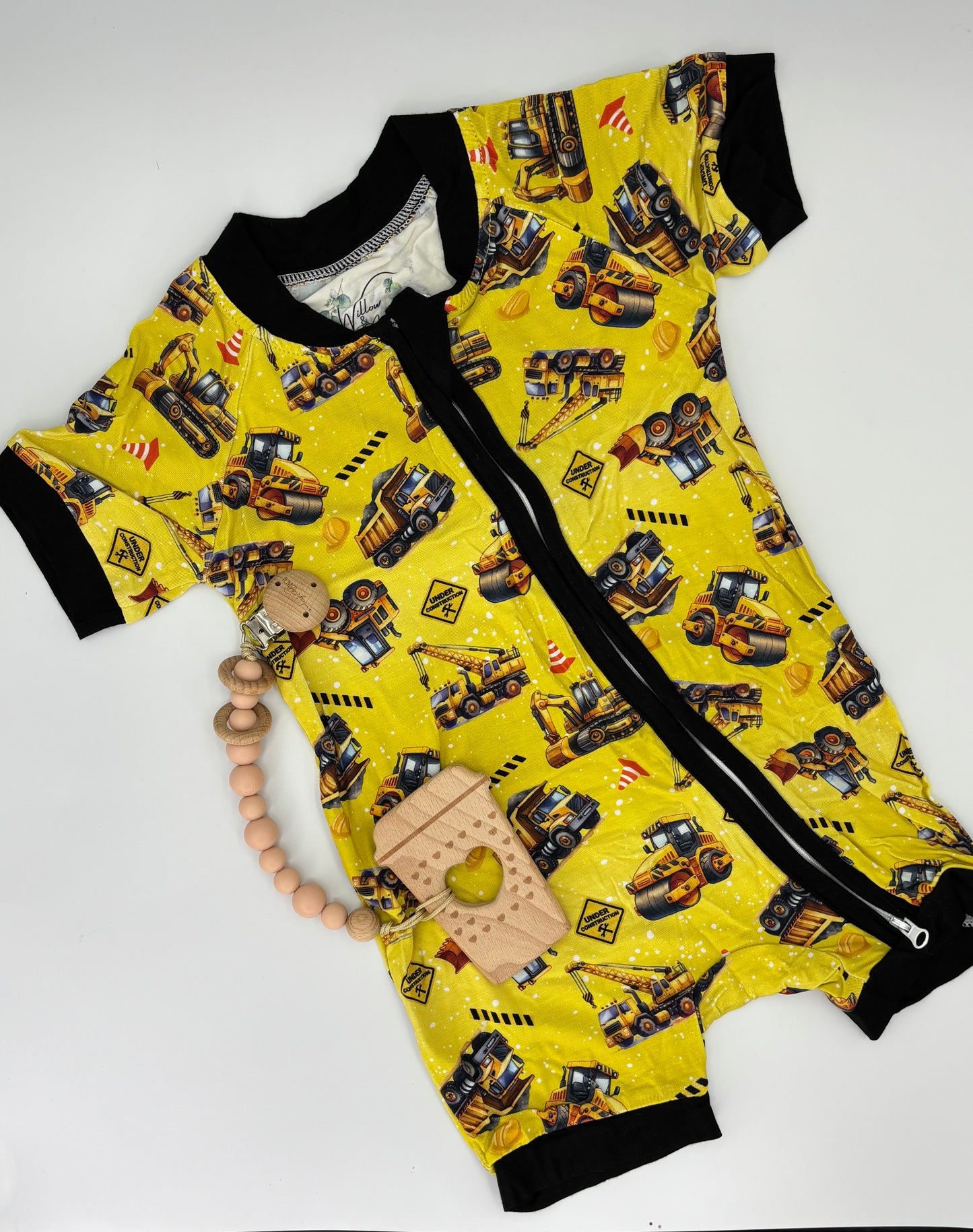 Bamboo Romper Trucks