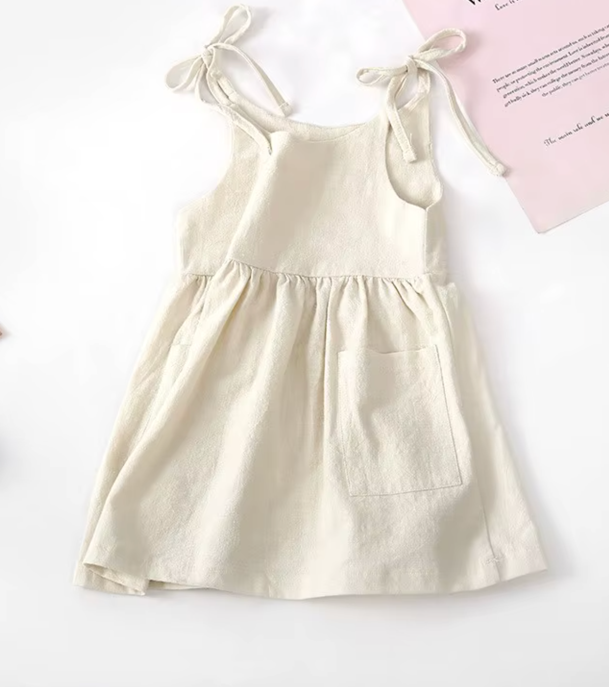 Bows up Dress | Cream